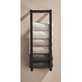 NARON Μεταλλική Πετσετοκρεμάστρα τοίχου NR6145 BLACK MAT 2