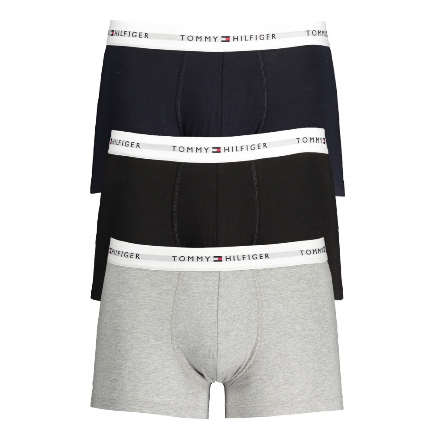 TOMMY HILFIGER UM0UM02761_GR0YV Black/Grey/Navy Ανδρικό Boxer 3 Pack