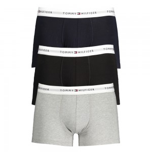 TOMMY HILFIGER UM0UM02761_GR0YV Black/Grey/Navy Ανδρικό Boxer 3 Pack