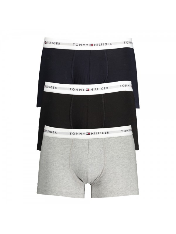 TOMMY HILFIGER UM0UM02761_GR0YV Black/Grey/Navy Ανδρικό Boxer 3 Pack