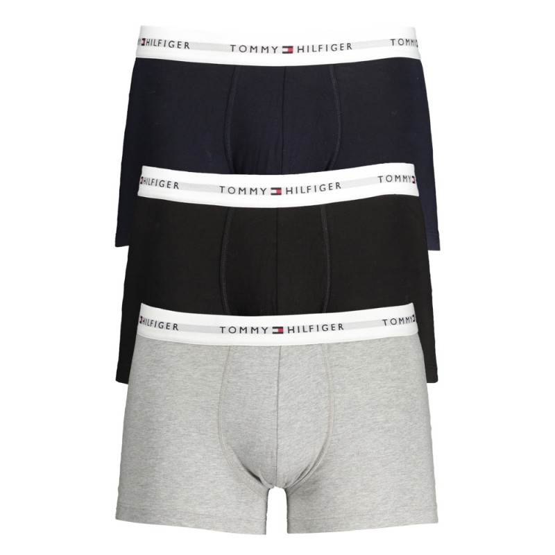 TOMMY HILFIGER UM0UM02761_GR0YV Black/Grey/Navy Ανδρικό Boxer 3 Pack Ανδρικά