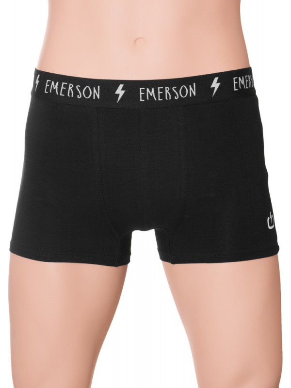 Emerson 999.EM06.06 Ανδρικό Boxer Μαύρο Μονόχρωμο