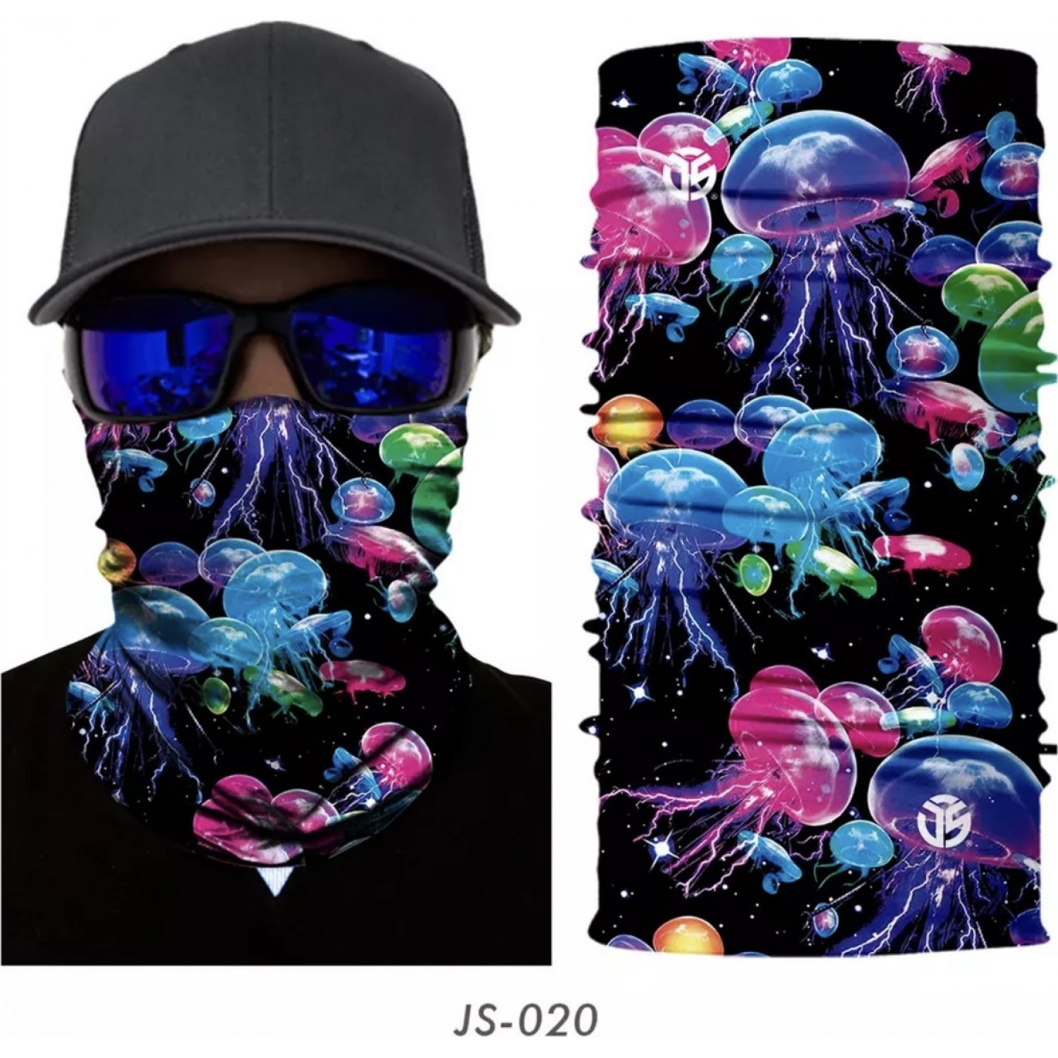 Balaclava unisex Bandana Balaclava neck JS-020 black