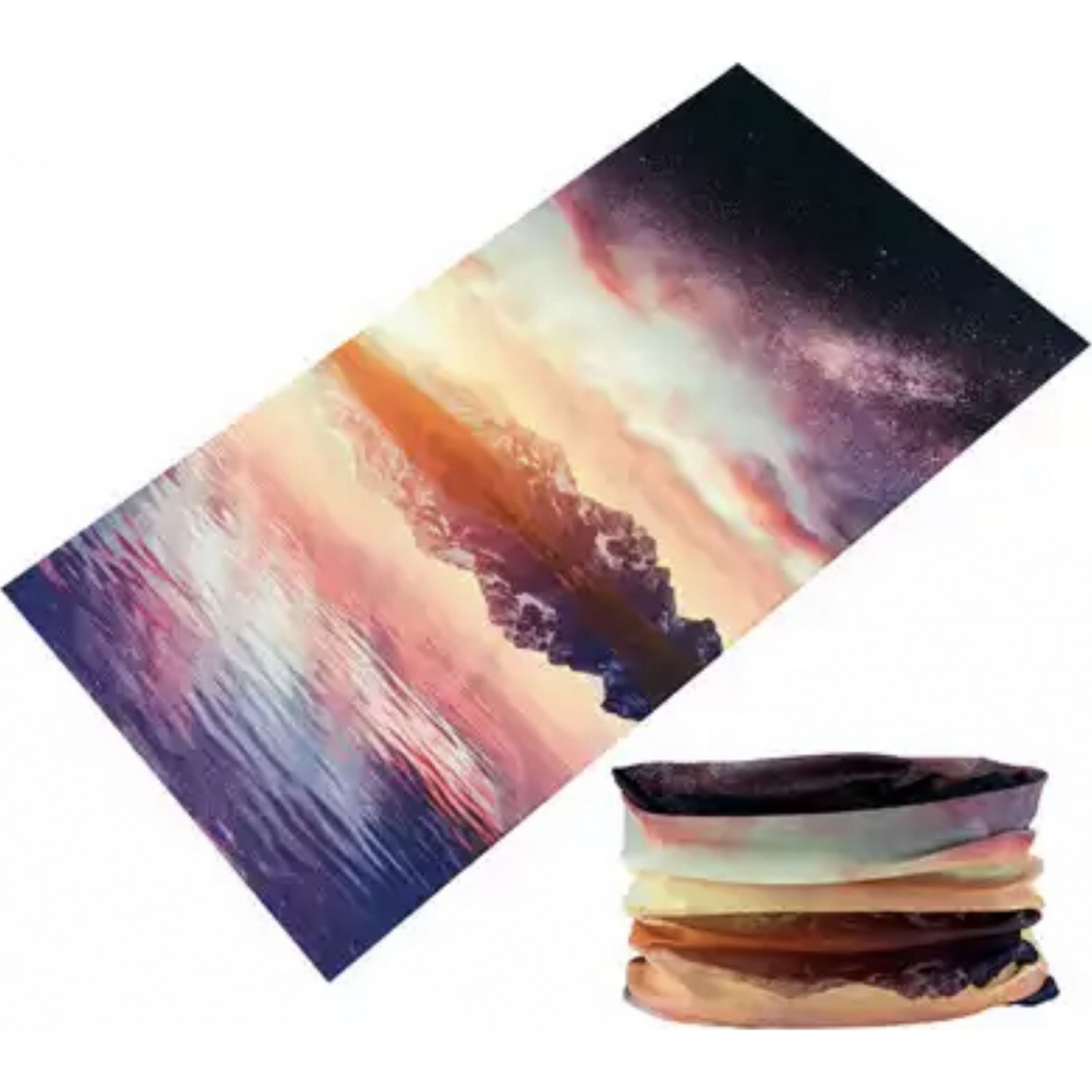 Unisex Men Woman balaclava bandana 100%Poliester microfiber 1530 orange