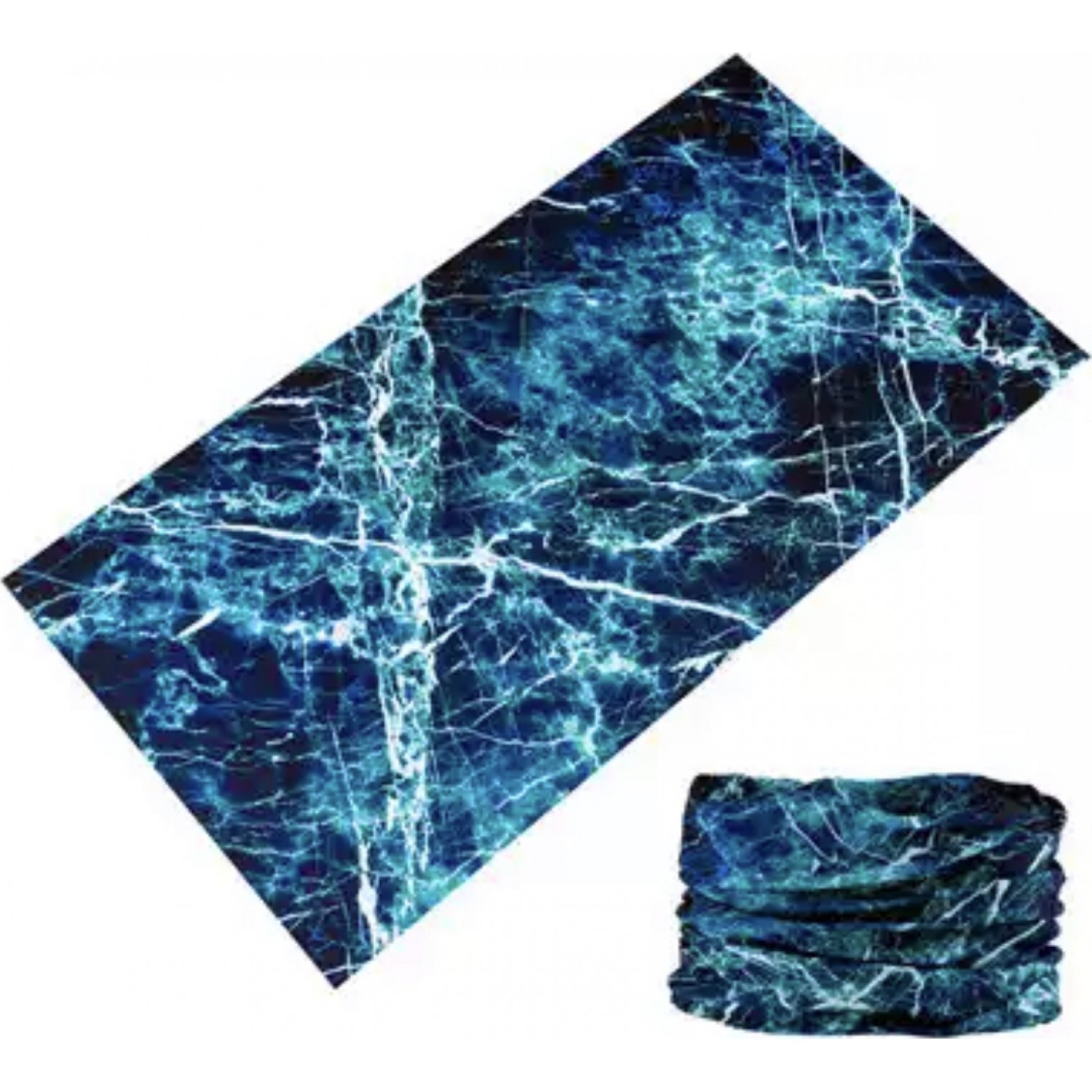 Unisex Men Woman balaclava bandana 100%Poliester microfiber 1536 blue