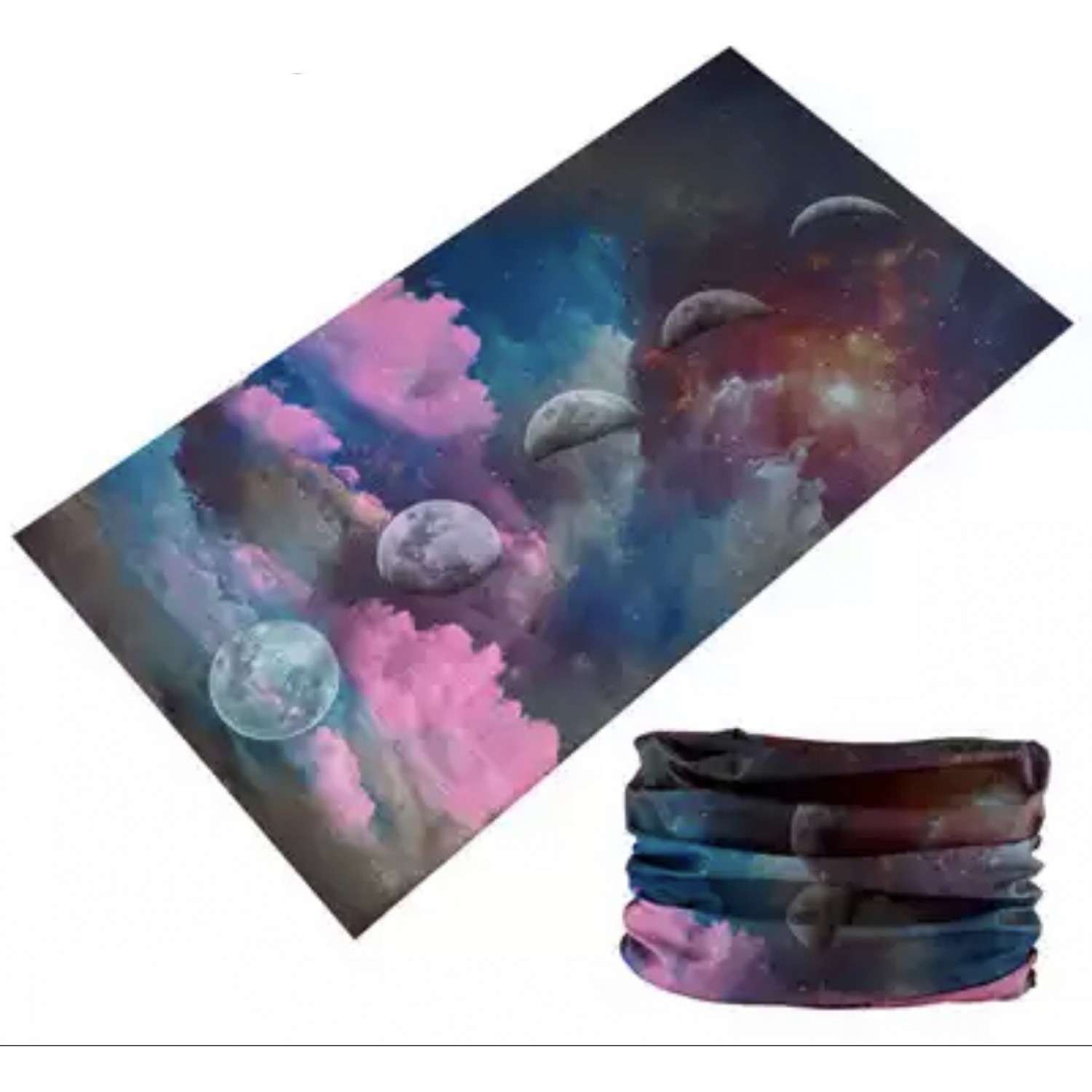 Unisex Men Woman balaclava bandana 100%Poliester microfiber 1545 pink