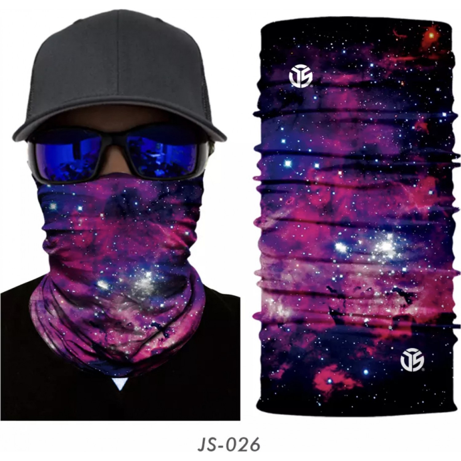 Balaclava unisex Bandana Balaclava neck JS-026 black