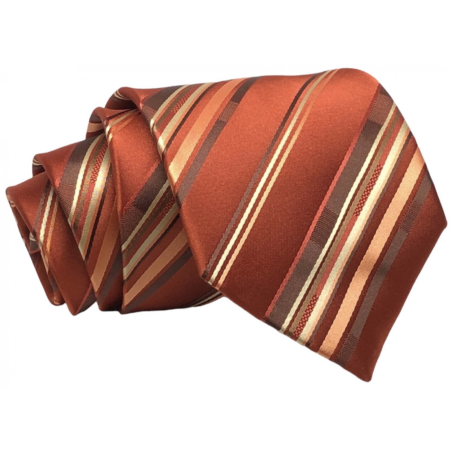 Γραβάτα φαρδιά ριγέ CND 099 ΚΕΡΑΜΙΔΙ