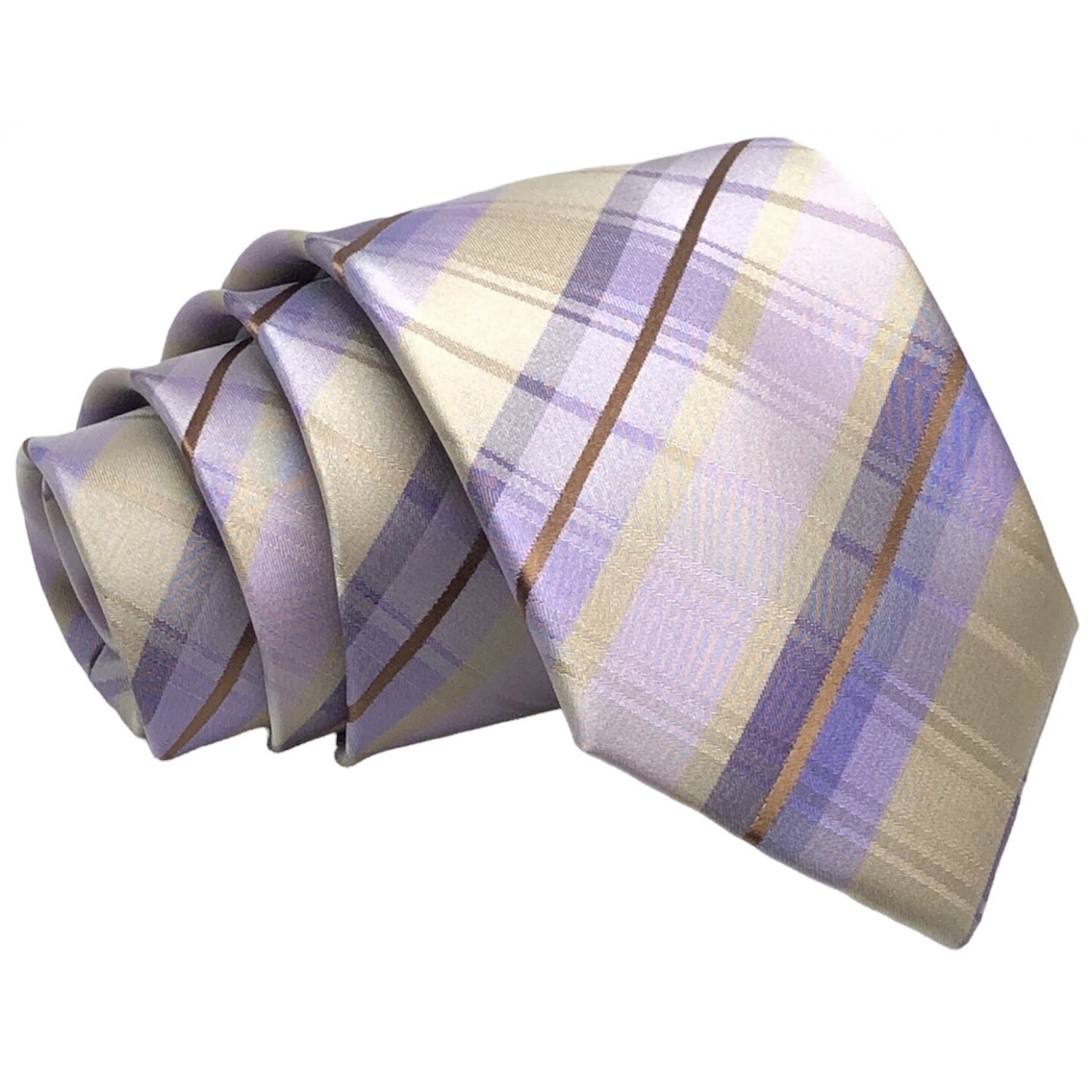 Γραβάτα φαρδιά καρό CND 097 ΛΙΛΑ