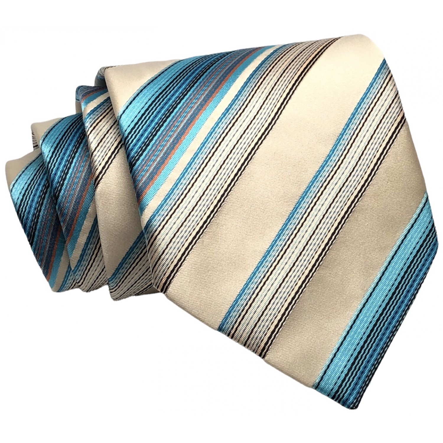 Γραβάτα φαρδιά ριγέ CND 119 ΜΠΕΖ