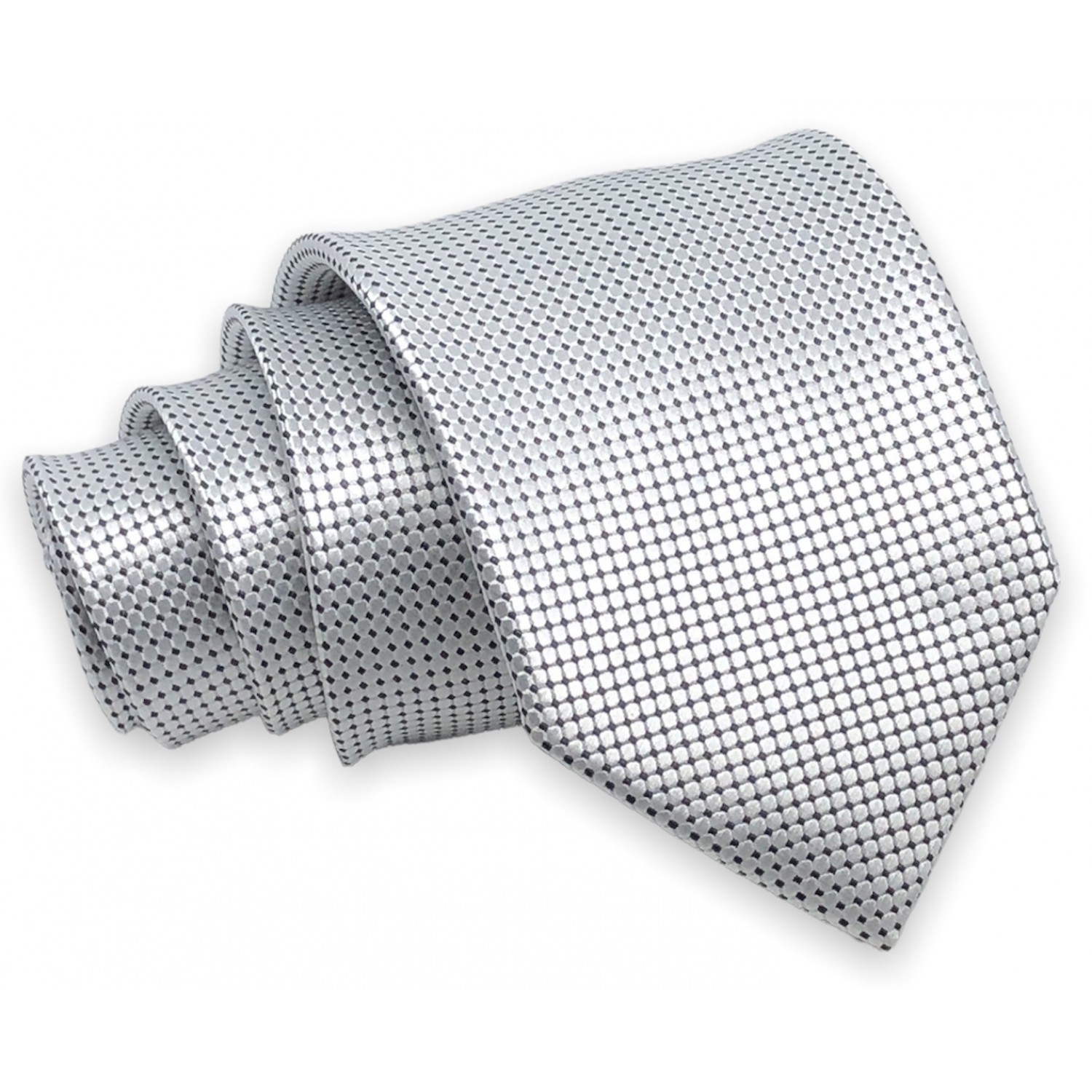 Γραβάτα φαρδιά τύπου Oxford CND 161 LIGHT GREY