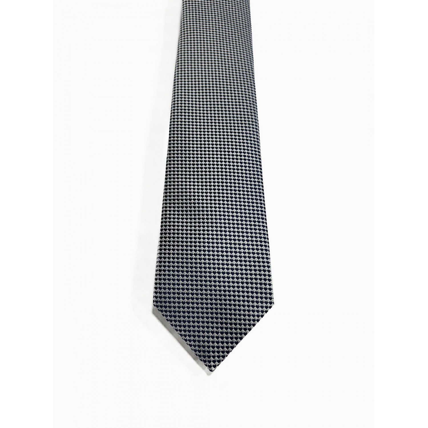 Life Style Butiken LS33-6099 Γκρι Ανδρική Γραβάτα Με Μαντηλάκι