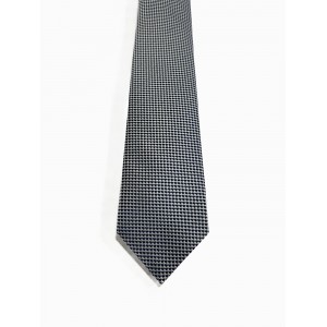 Life Style Butiken LS33-6099 Γκρι Ανδρική Γραβάτα Με Μαντηλάκι