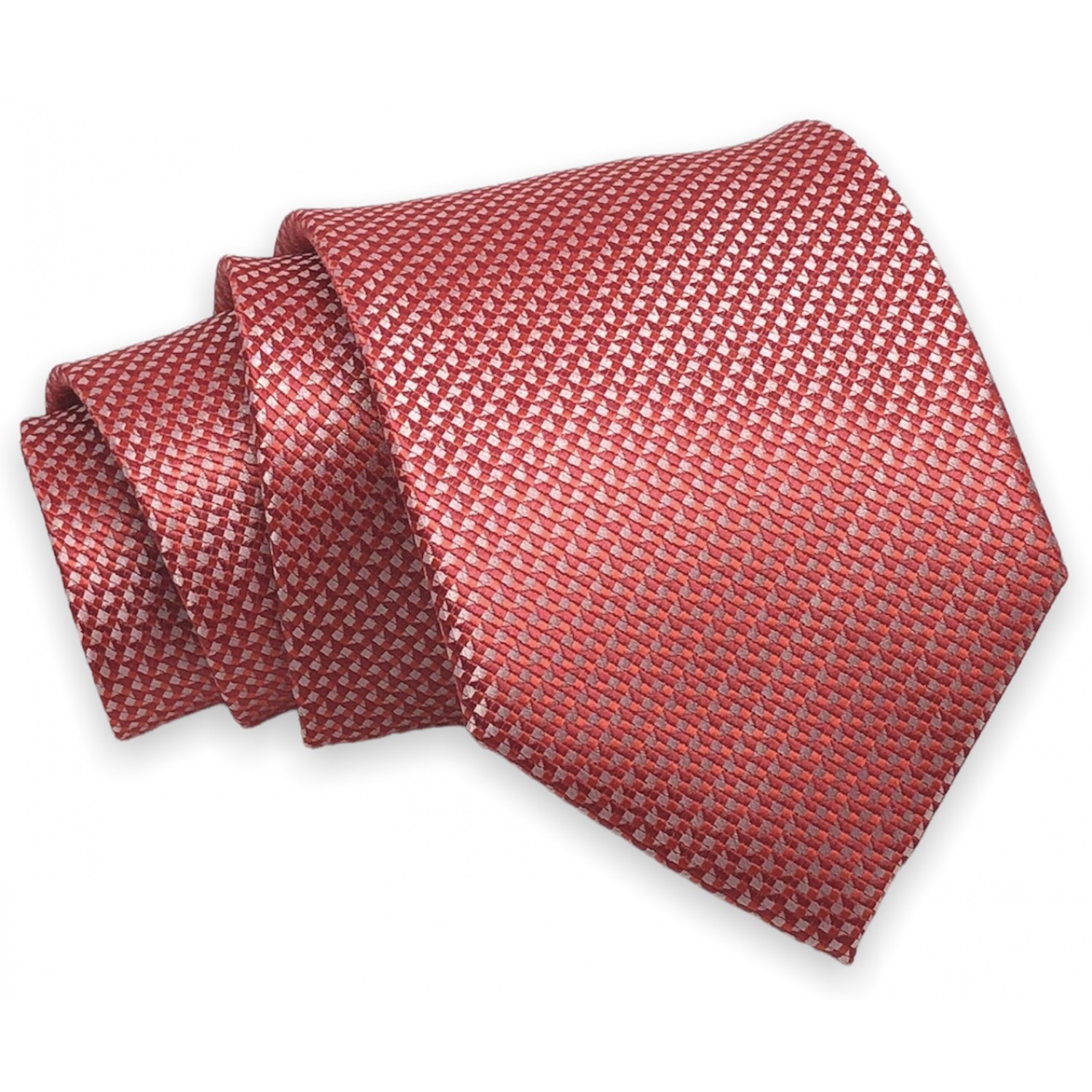 Γραβάτα φαρδιά τύπου Oxford CND 163 ΚΟΚΚΙΝΟ