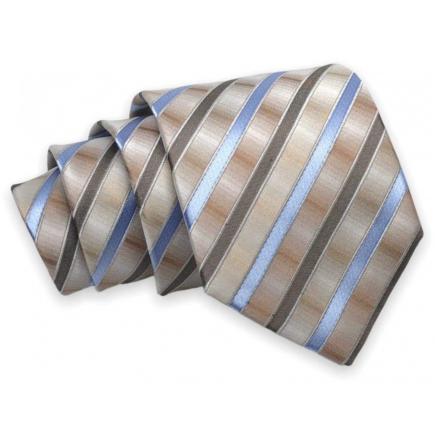 Γραβάτα φαρδιά ριγέ CND 166 ΜΠΕΖ