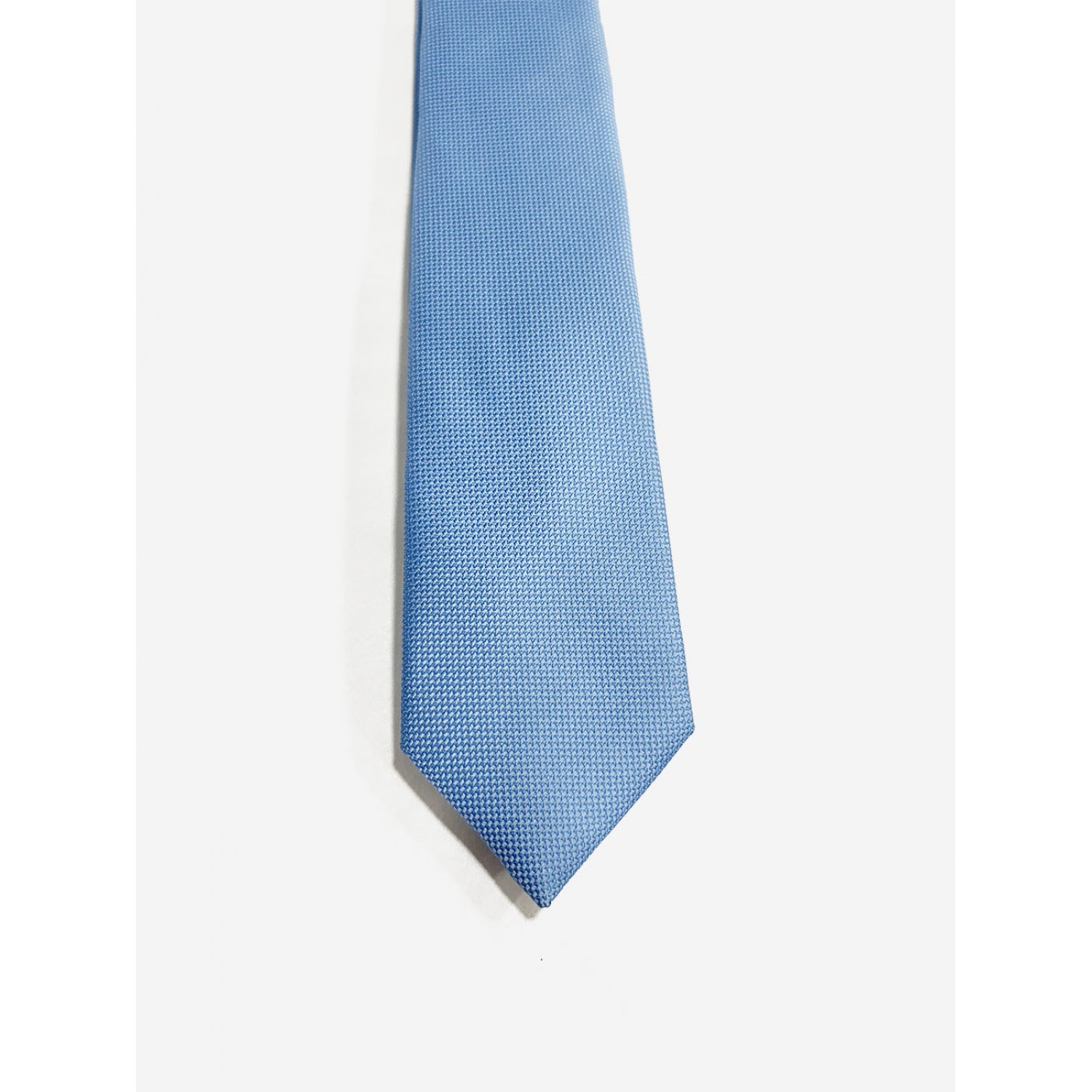 Life Style Butiken LS33-6099 Σιέλ Ανδρική Γραβάτα Με Μαντηλάκι