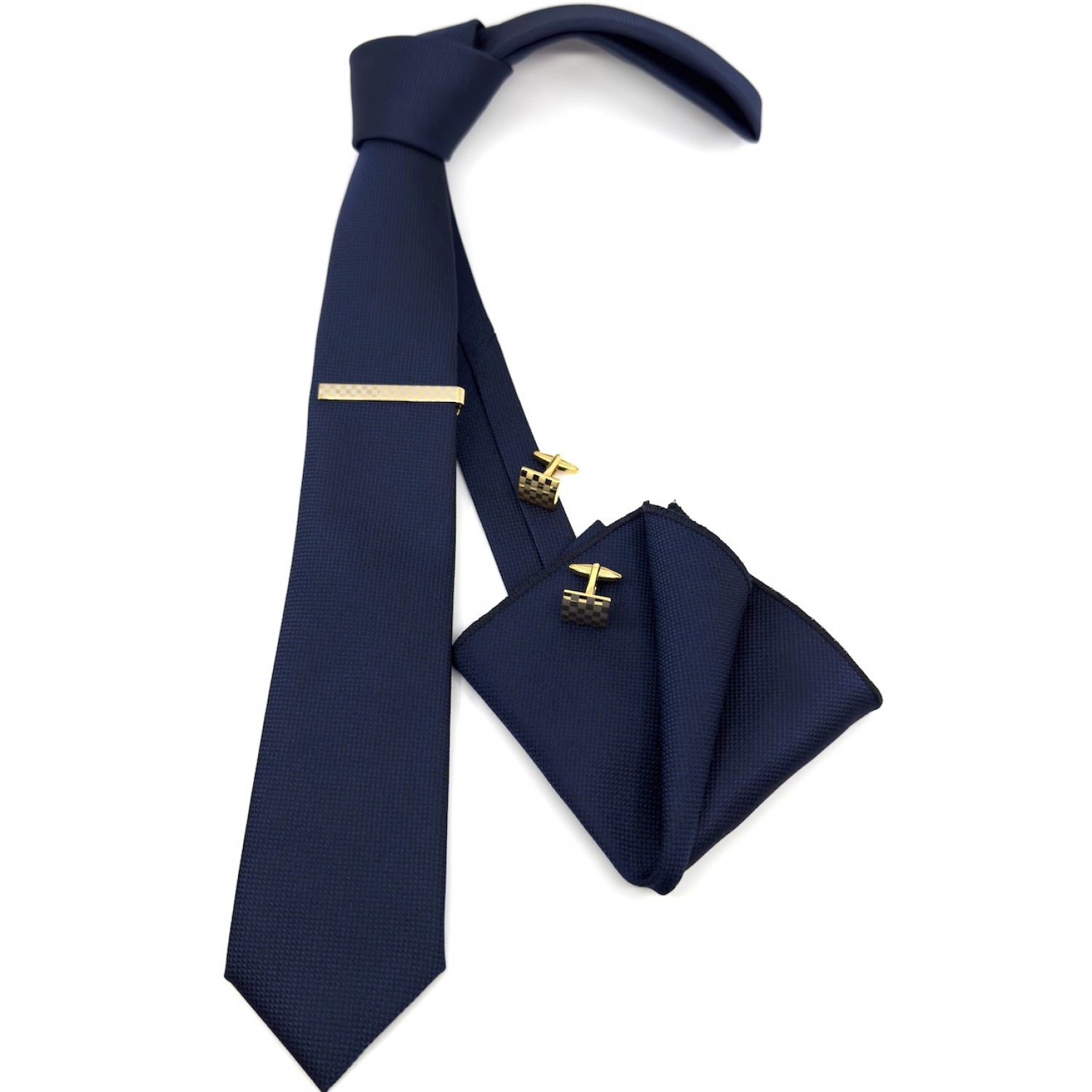 Life Style Butiken ΓΡΑΒAΤΑ ΜΙΚΡΟΣΧΕΔΙΟ ΣΕ ΥΦΑΣΜΑ ΤΥΠΟΥ OXFORD ΠΛΑΤΟΣ 6,5 CM ΣΕΤ ΜΕ ΜΑΝΤΗΛΑΚΙ LS104740 NAVY