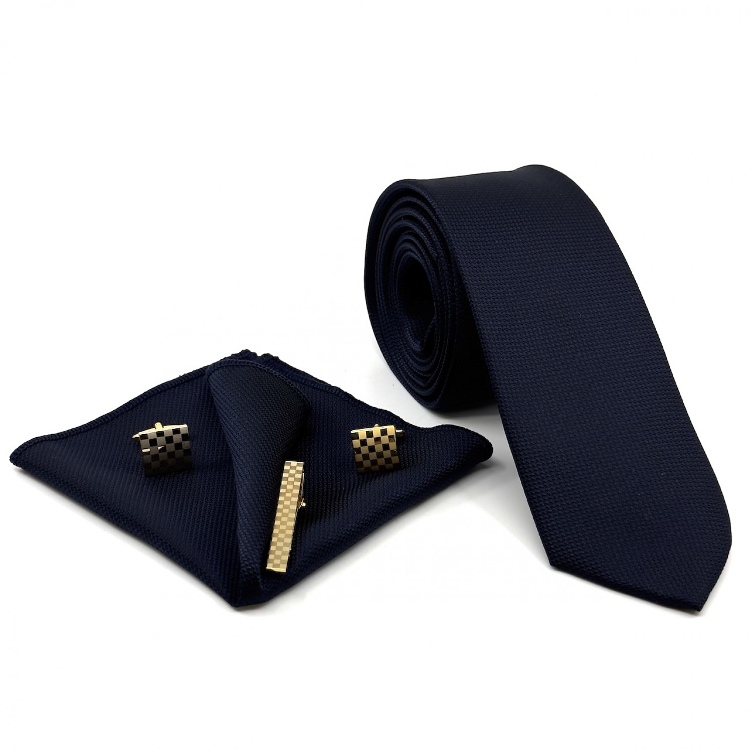 Life Style Butiken ΓΡΑΒAΤΑ ΜΙΚΡΟΣΧΕΔΙΟ ΣΕ ΥΦΑΣΜΑ ΤΥΠΟΥ OXFORD ΠΛΑΤΟΣ 6,5 CM ΣΕΤ ΜΕ ΜΑΝΤΗΛΑΚΙ LS104742 NAVY