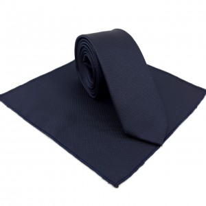 Life Style Butiken ΓΡΑΒAΤΑ ΜΙΚΡΟΣΧΕΔΙΟ ΣΕ ΥΦΑΣΜΑ ΤΥΠΟΥ OXFORD ΠΛΑΤΟΣ 6,5 CM ΣΕΤ ΜΕ ΜΑΝΤΗΛΑΚΙ LS104742 NAVY