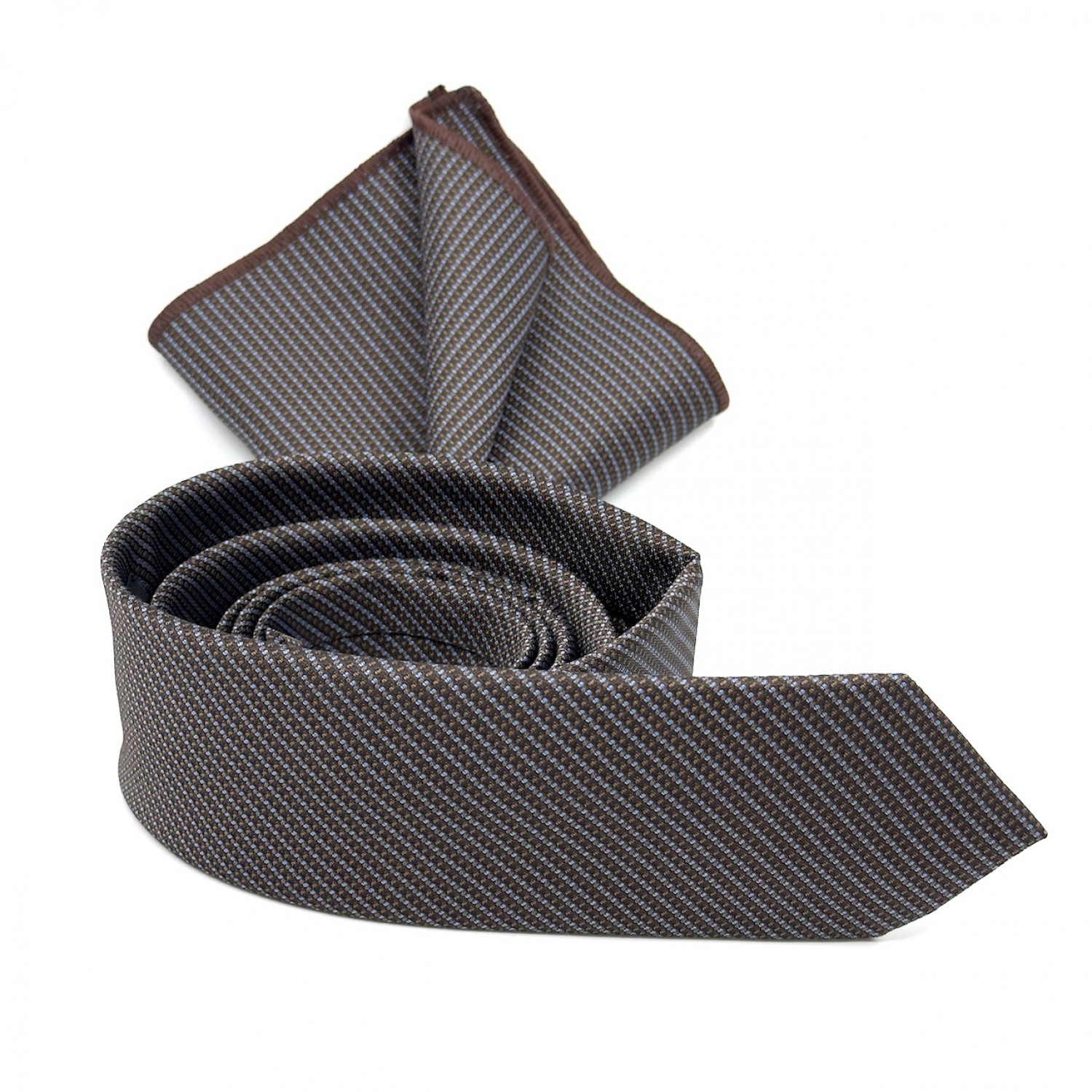 Life Style Butiken ΓΡΑΒAΤΑ ΜΙΚΡΟΣΧΕΔΙΟ ΣΕ ΥΦΑΣΜΑ ΤΥΠΟΥ OXFORD ΠΛΑΤΟΣ 6,5 CM ΣΕΤ ΜΕ ΜΑΝΤΗΛΑΚΙ LS1050280B ΚΑΦΕ