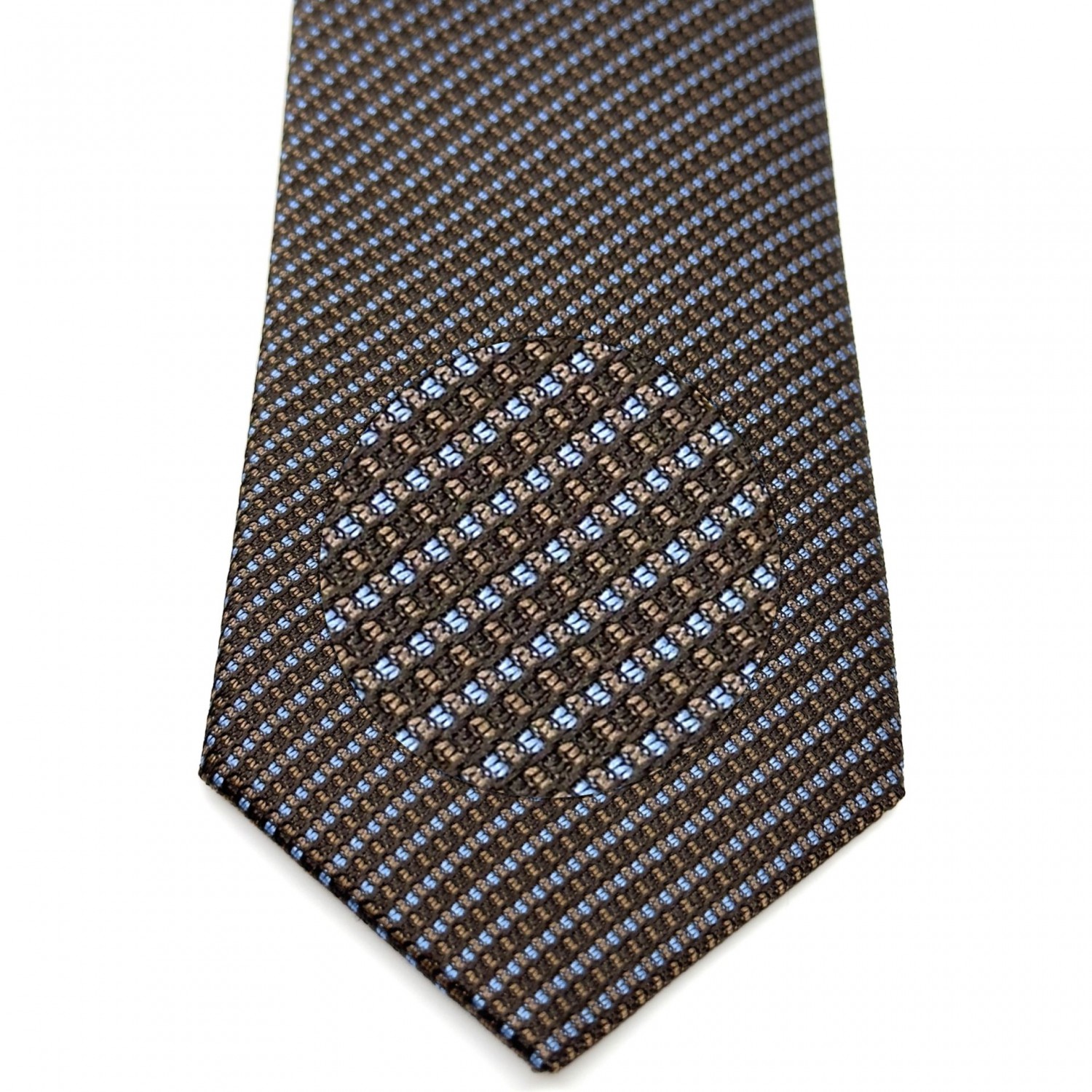 Life Style Butiken ΓΡΑΒAΤΑ ΜΙΚΡΟΣΧΕΔΙΟ ΣΕ ΥΦΑΣΜΑ ΤΥΠΟΥ OXFORD ΠΛΑΤΟΣ 6,5 CM ΣΕΤ ΜΕ ΜΑΝΤΗΛΑΚΙ LS1050280B ΚΑΦΕ