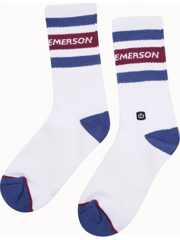 Emerson Ανδρικές Κάλτσες Με Σχέδια Λευκές