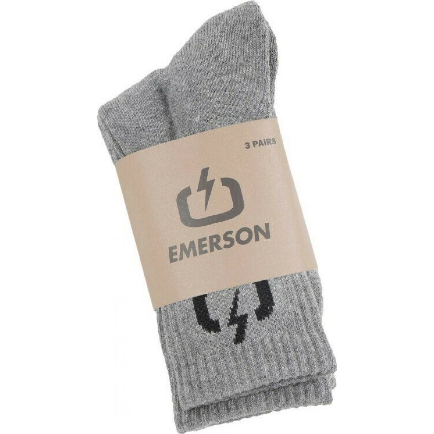 Emerson Unisex Κάλτσες Γκρι 3Pack