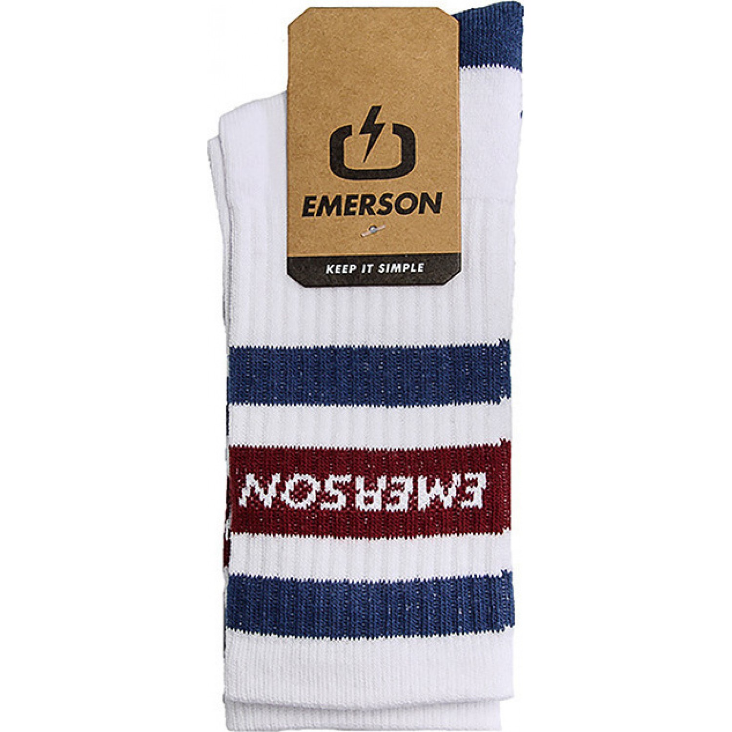 Emerson Ανδρικές Κάλτσες Με Σχέδια Λευκές