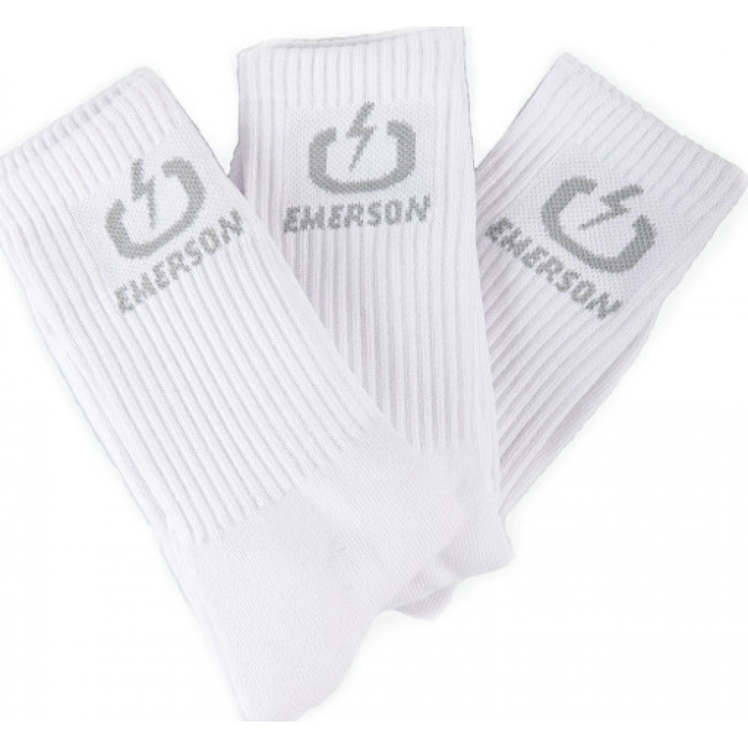 Emerson Unisex Κάλτσες Λευκές 3Pack