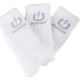Emerson Unisex Κάλτσες Λευκές 3Pack 2