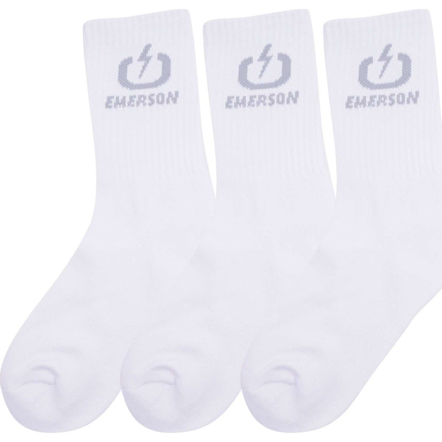 Emerson Unisex Κάλτσες Λευκές 3Pack
