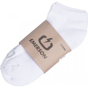 Emerson Ανδρικές Κάλτσες Λευκές 3Pack