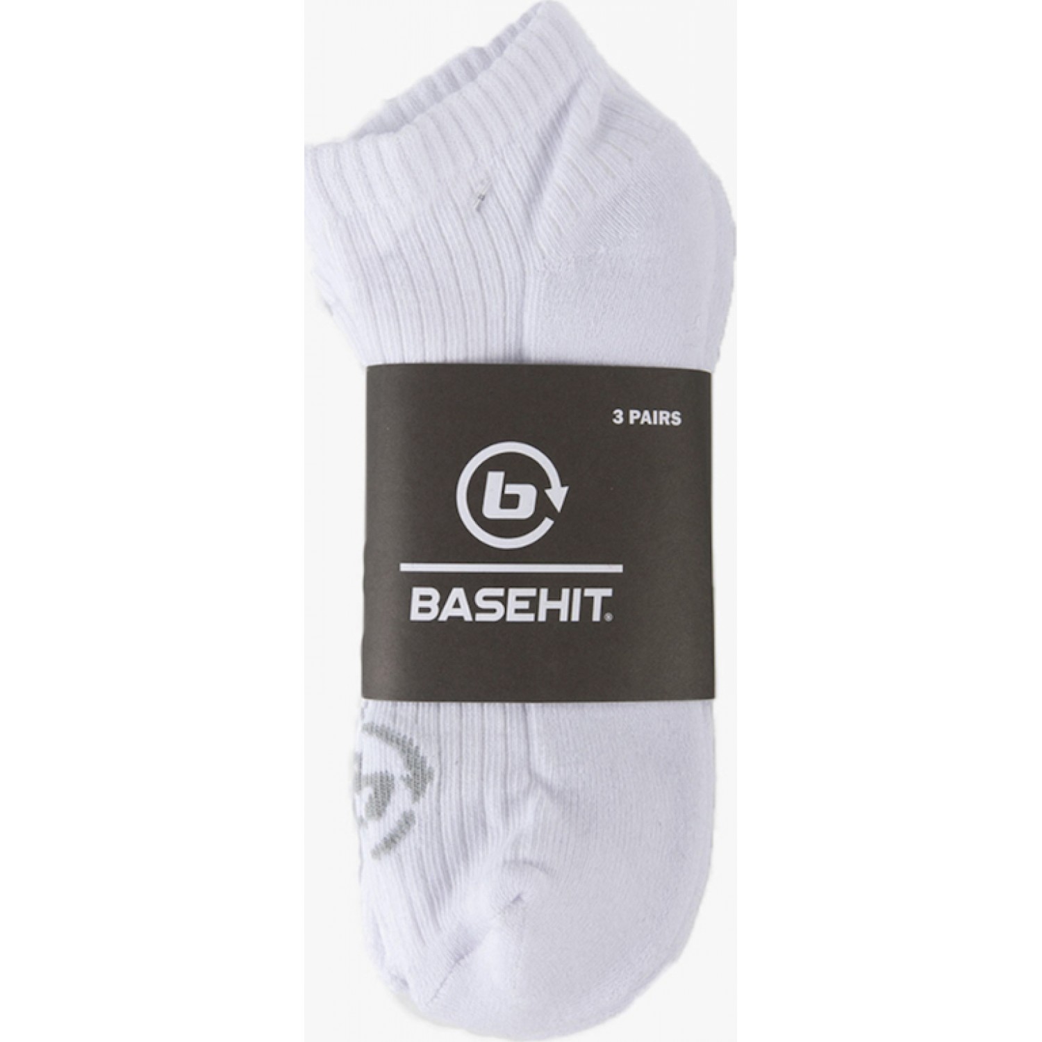 Basehit 202.BU08.02P Ανδρικές Μονόχρωμες Κάλτσες Λευκές 3Pack
