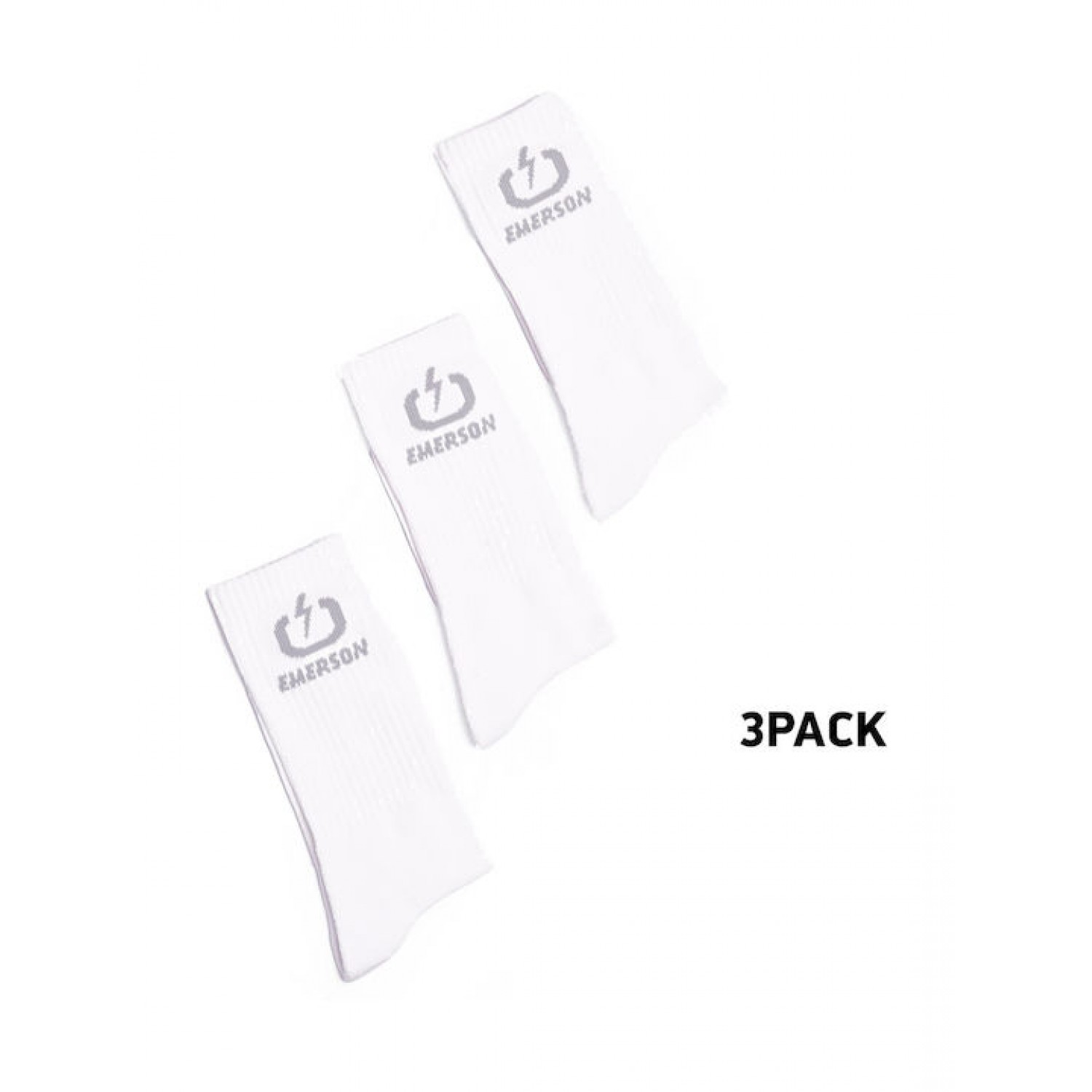 Emerson 212.EU08.03 Unisex Κάλτσες Λευκές 3Pack