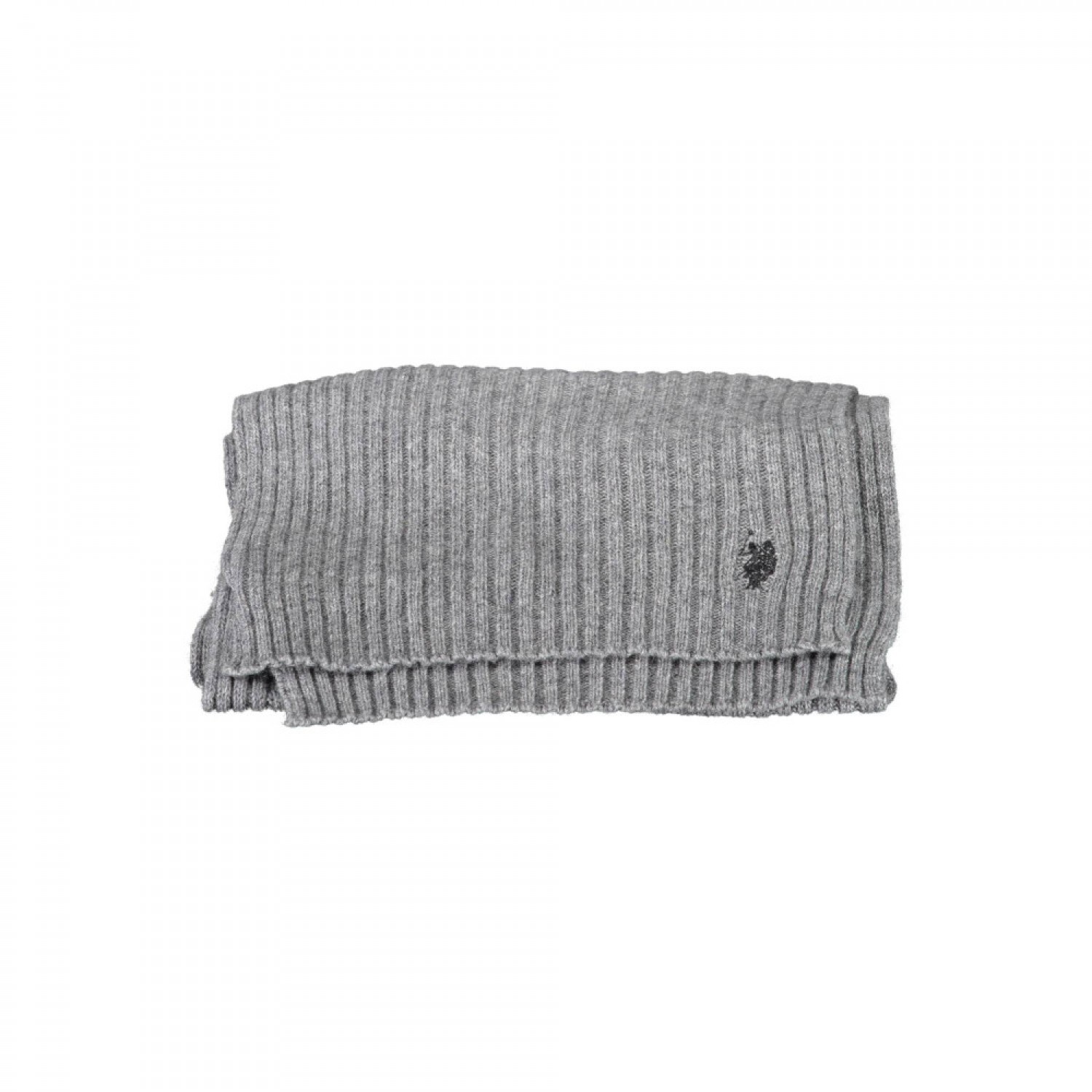 U.S. POLO Ανδρικό Πλεκτό Κασκόλ 61078-52321_GRIGIO_189 Γκρι