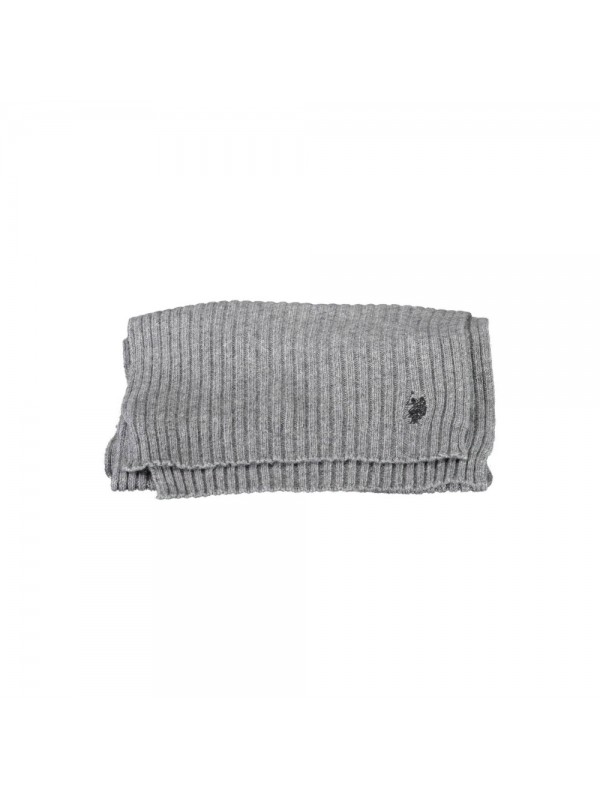 U.S. POLO Ανδρικό Πλεκτό Κασκόλ 61078-52321_GRIGIO_189 Γκρι