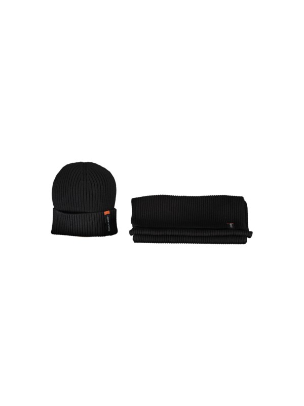 CALVIN KLEIN Ανδρικό Σετ Κασκόλ με Σκούφο K50K509712_NERO_BAX Black 