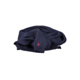 U.S. POLO Ανδρικό Πλεκτό Κασκόλ 61078-52321_BLU_179 Navy 2