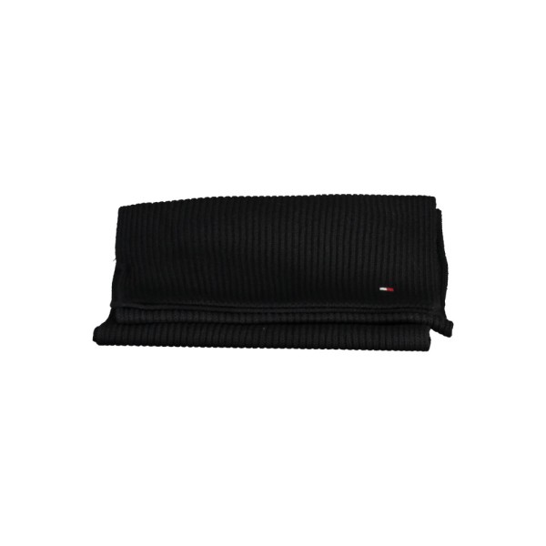 TOMMY HILFIGER Ανδρικό Πλεκτό Κασκόλ AM0AM11480_NEBDS Black