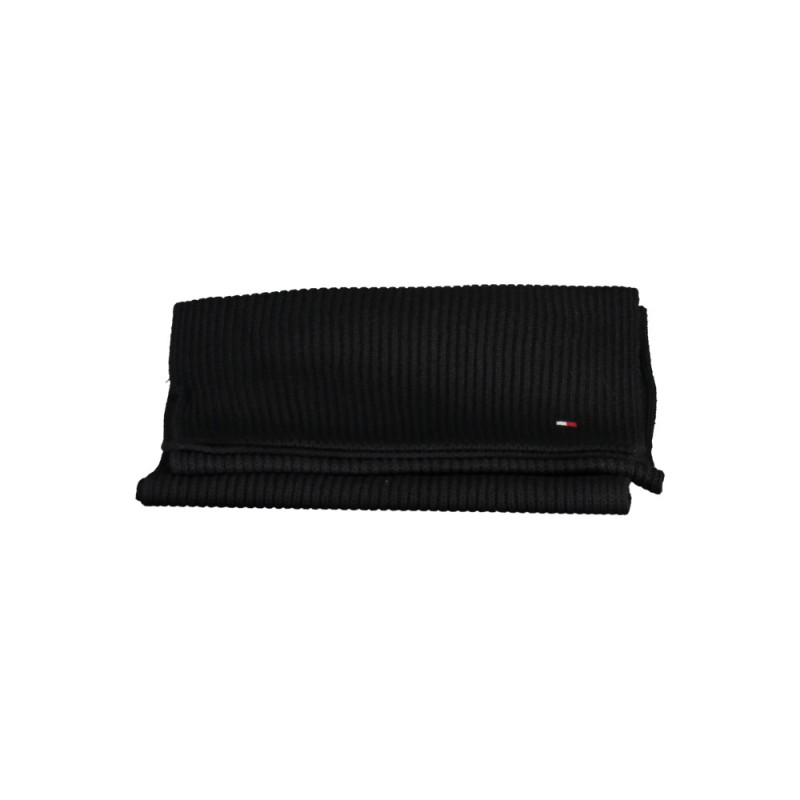 TOMMY HILFIGER Ανδρικό Πλεκτό Κασκόλ AM0AM11480_NEBDS Black Ανδρικά