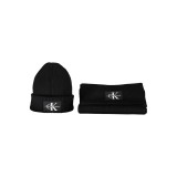 CALVIN KLEIN Ανδρικό Σετ Κασκόλ με Σκούφο K50K509910_NERO_BDS Black 1