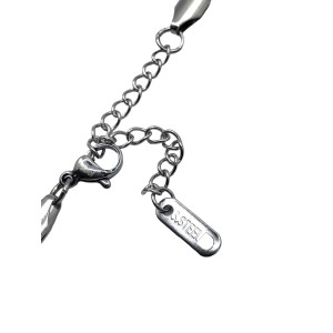 Life Style Butiken Jw30001 Ατσάλινο Κολιέ SILVER-TONED Chain 4MM