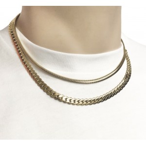 Life Style Butiken Jw30001 Ατσάλινο Κολιέ GOLD-TONED Chain 4MM
