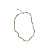 Life Style Butiken Jw30001 Ατσάλινο Κολιέ GOLD-TONED Chain 4MM 1