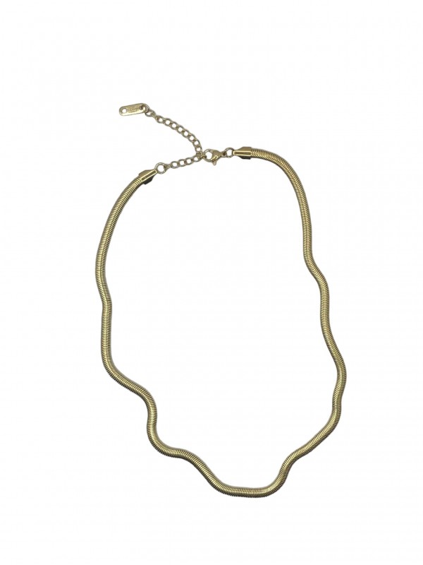 Life Style Butiken Jw30001 Ατσάλινο Κολιέ GOLD-TONED Chain 4MM