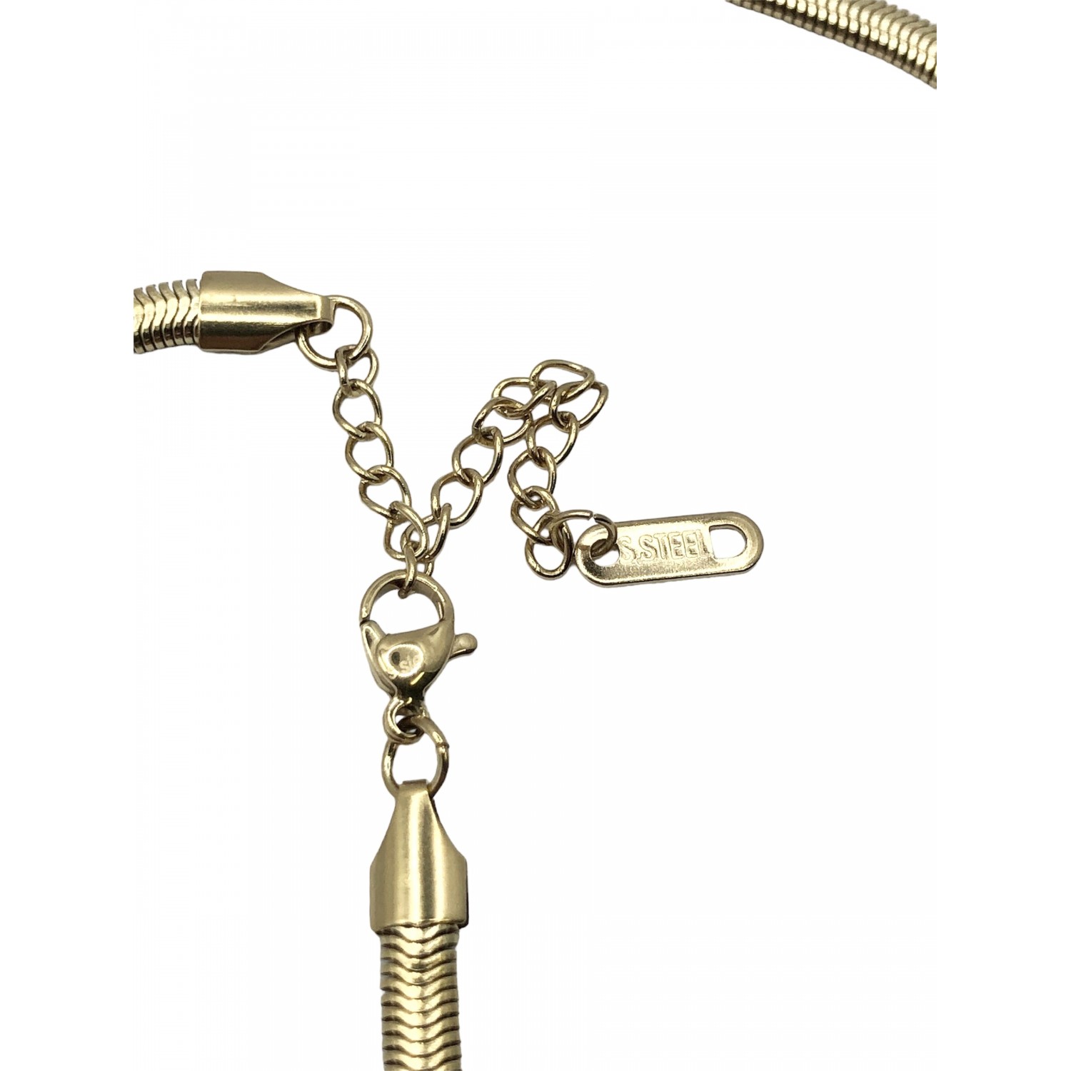 Life Style Butiken Jw30001 Ατσάλινο Κολιέ GOLD-TONED Chain 4MM