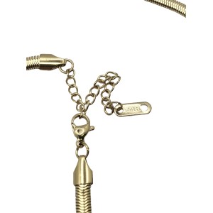 Life Style Butiken Jw30001 Ατσάλινο Κολιέ GOLD-TONED Chain 4MM