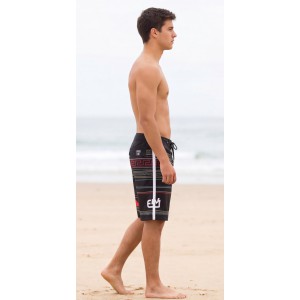 Life Style Butiken Ανδρικό Εμπριμέ Μαγιό BOARDSHORT μήκους 57 cm LS114866 BLACK Ανδρικά
