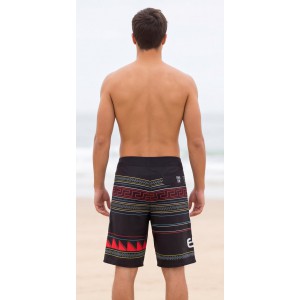 Life Style Butiken Ανδρικό Εμπριμέ Μαγιό BOARDSHORT μήκους 57 cm LS114866 BLACK Ανδρικά