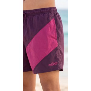 Life Style Butiken Ανδρικό Μονόχρωμο Μαγιό μήκους 42 cm LS1300031 BORDEAUX Ανδρικά